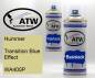 Preview: Hummer, Transition Blue Effect, WA400P: 400ml Sprühdose + 400ml Klarlack - Set, von ATW Autoteile West.